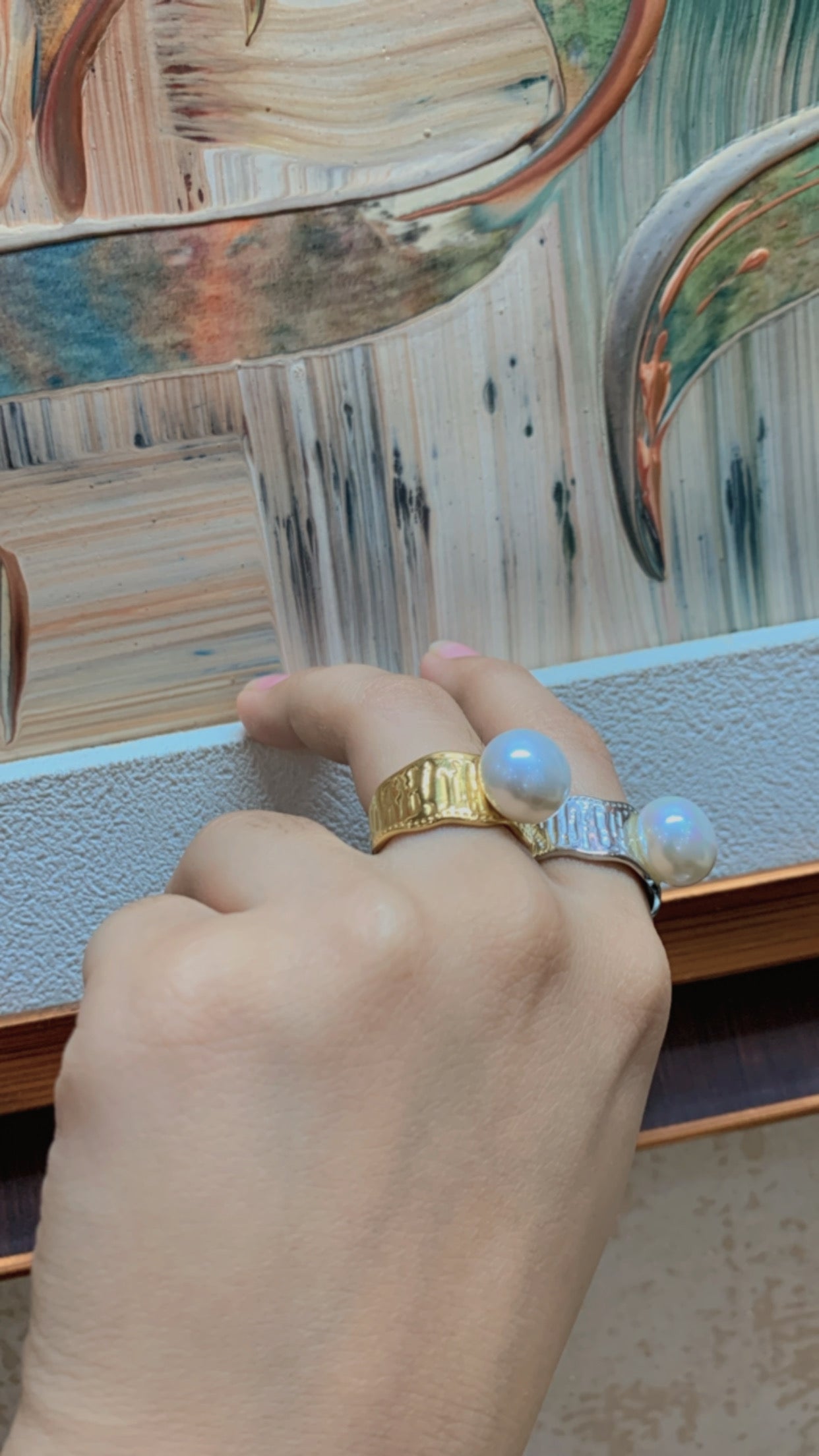 Pearl Crest Ring