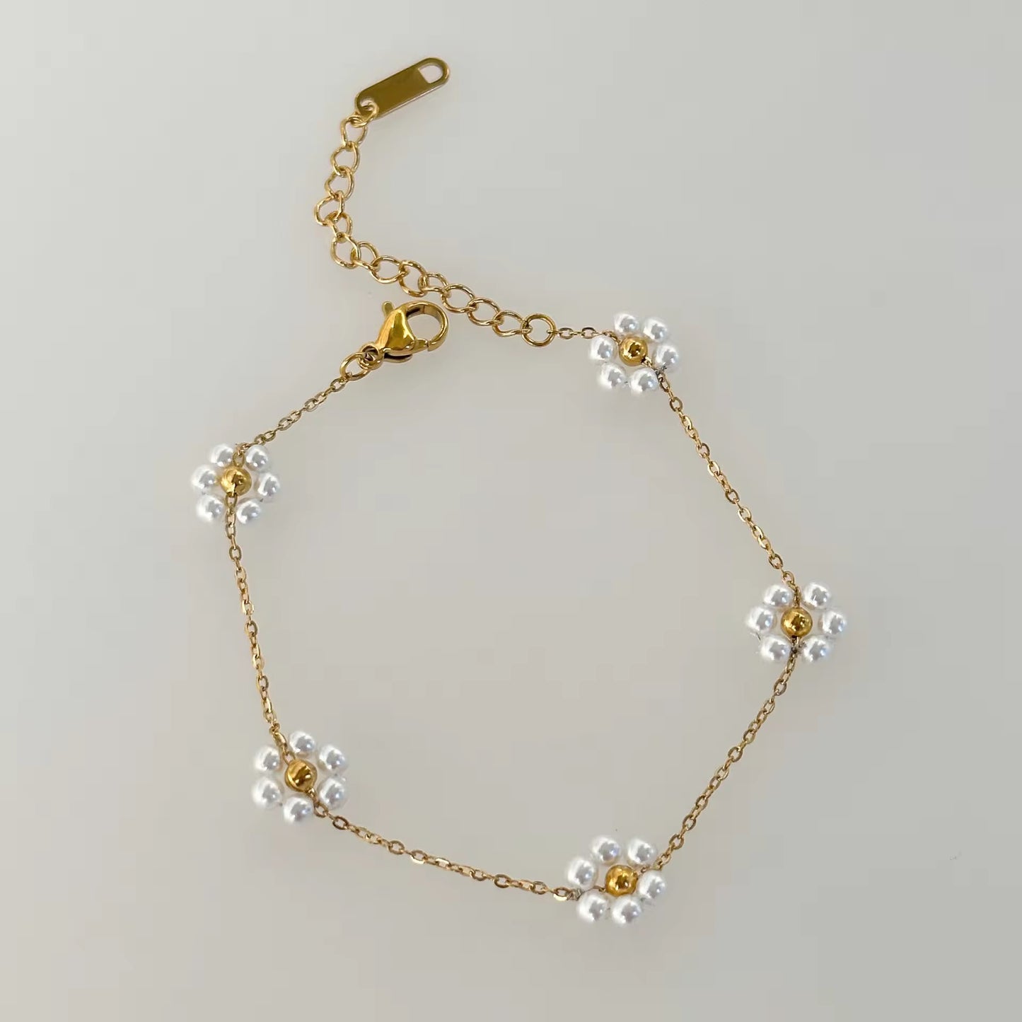 Pearl Flower Bracelet