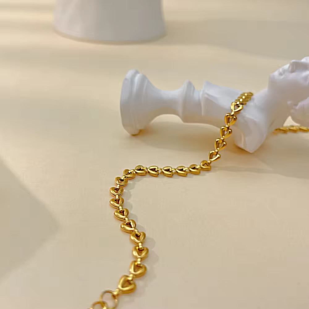 Heartlink anklet