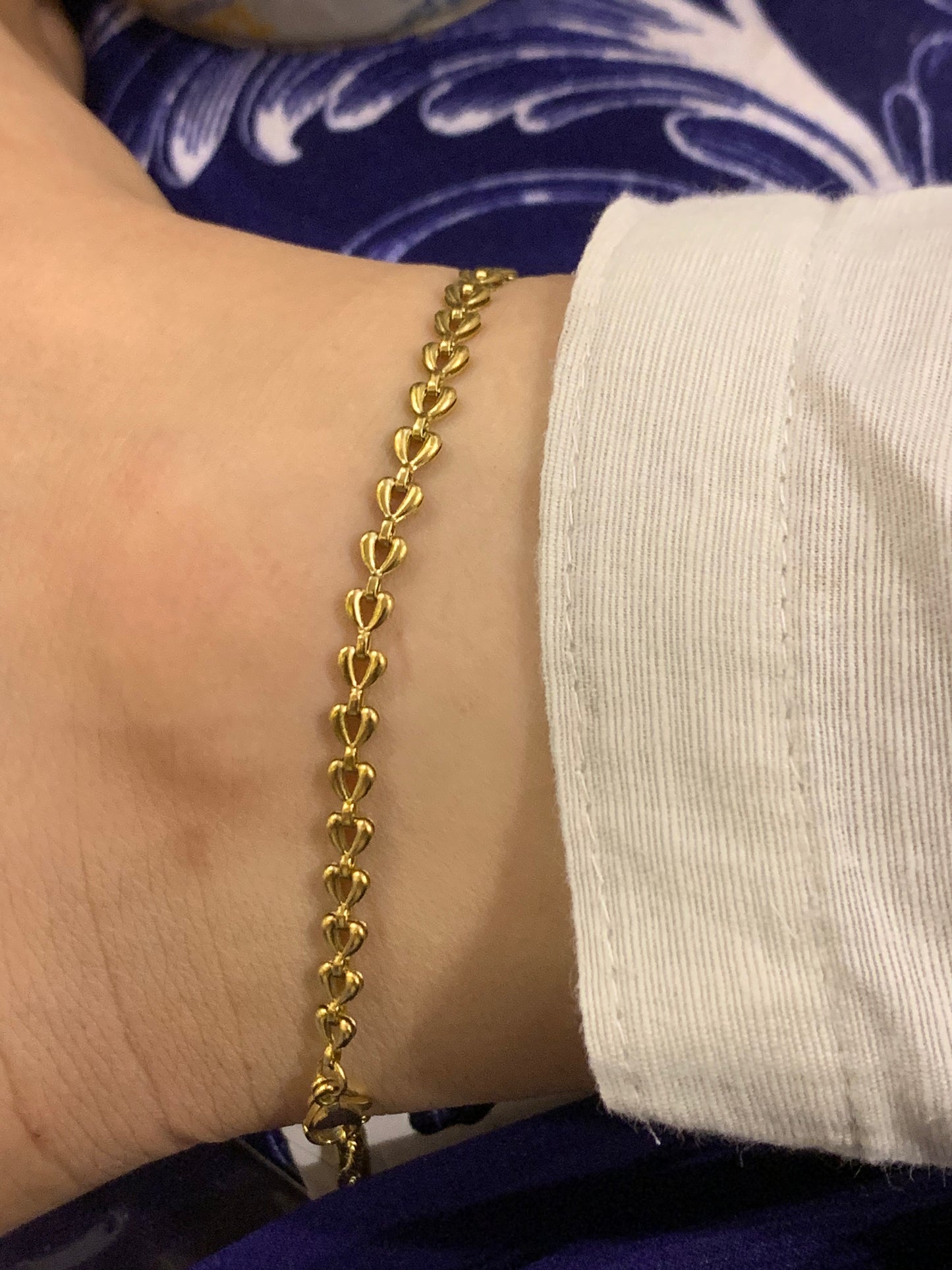 Heartlink anklet