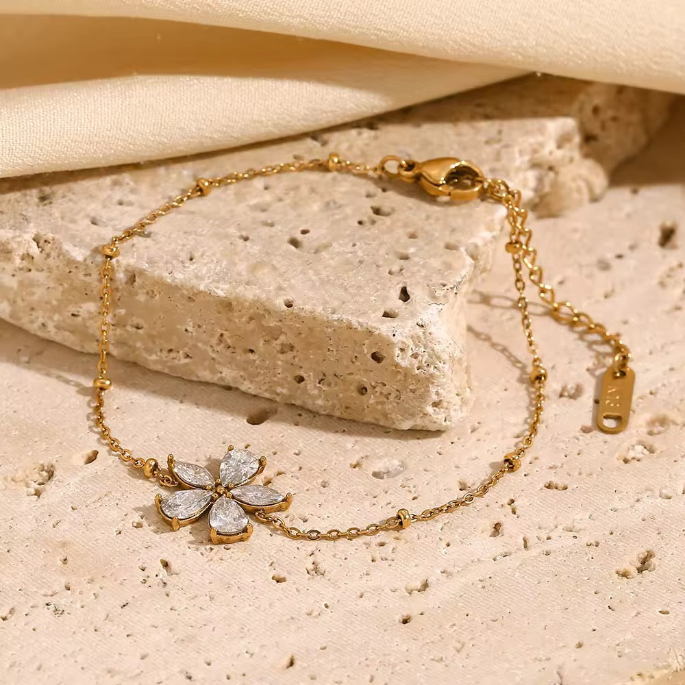 Sunflower Charm Bracelet