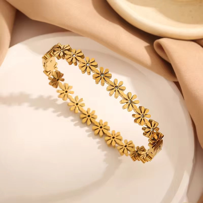 Floral Grace bangle