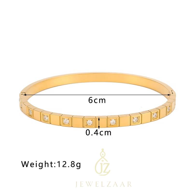 Cubic Crystal Bangles