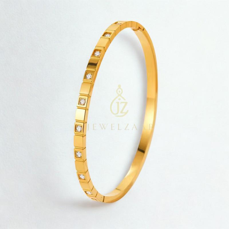 Cubic Crystal Bangles