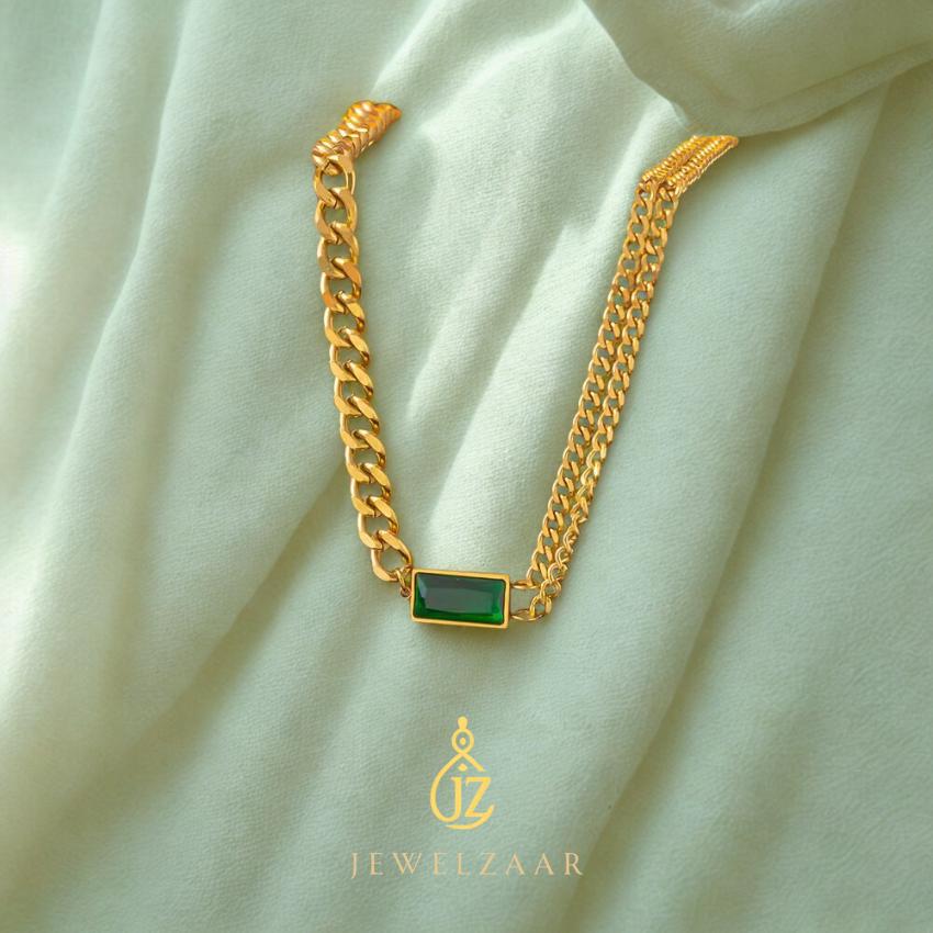 Green Zircon Chunky Set