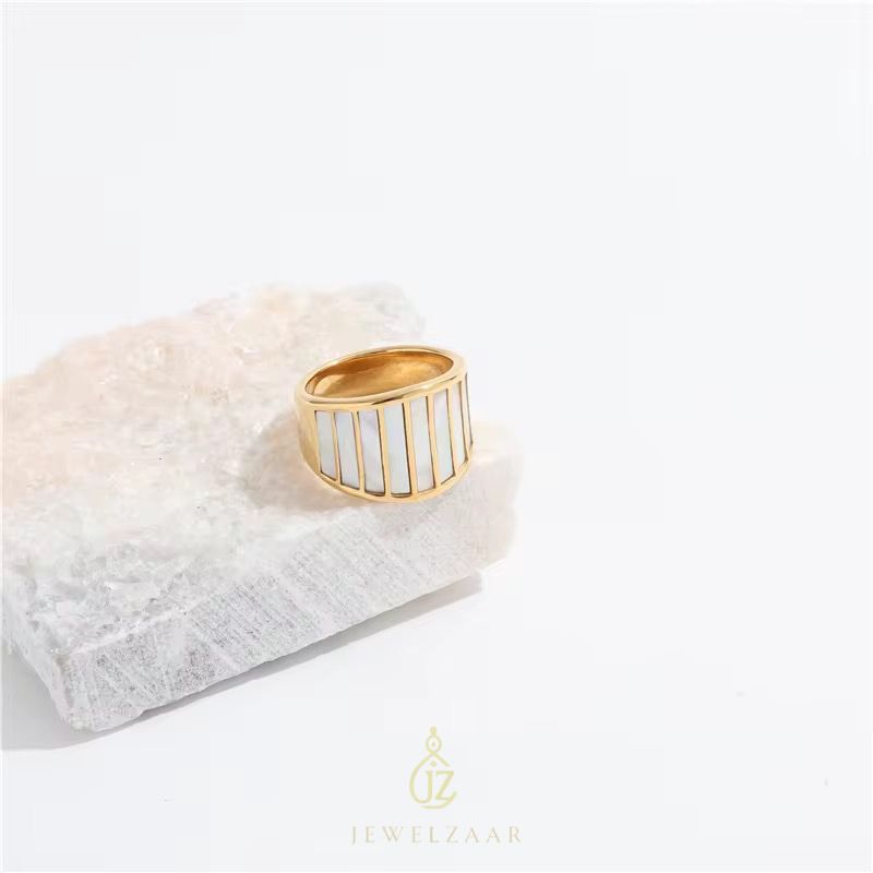 Inlay Shell Ring