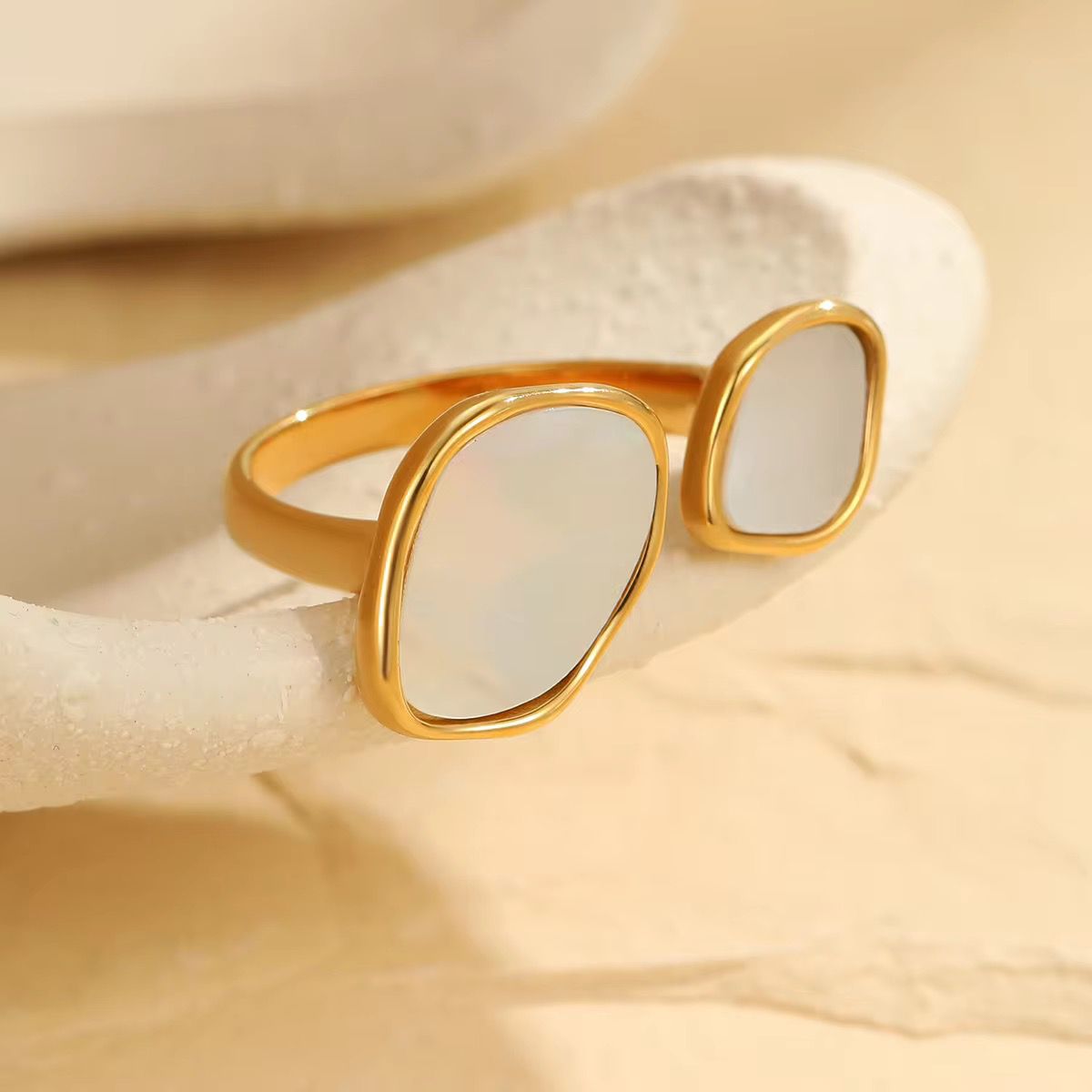 Double Stone Ring