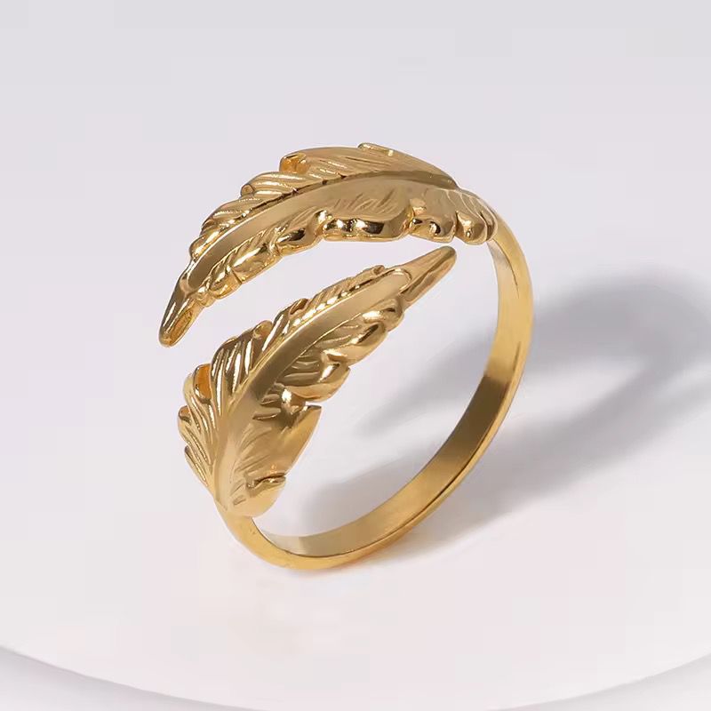 Open Leaf Ring