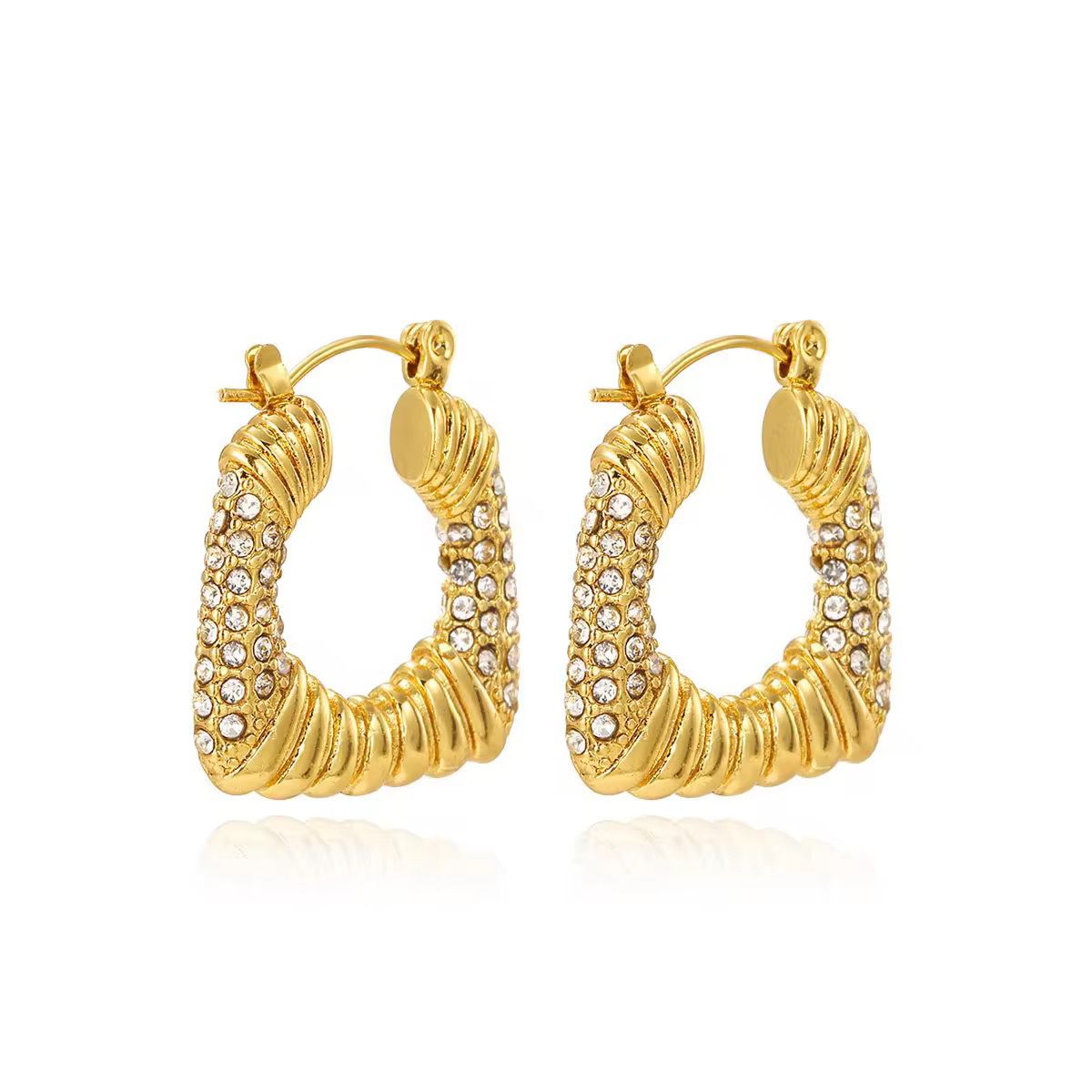 Golden U-Shape Radiance Hoop