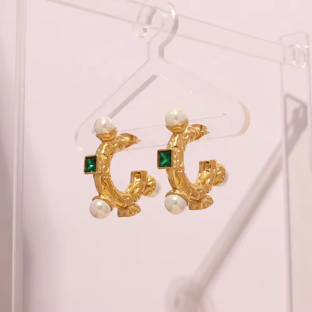 Emarld Reef Hoops