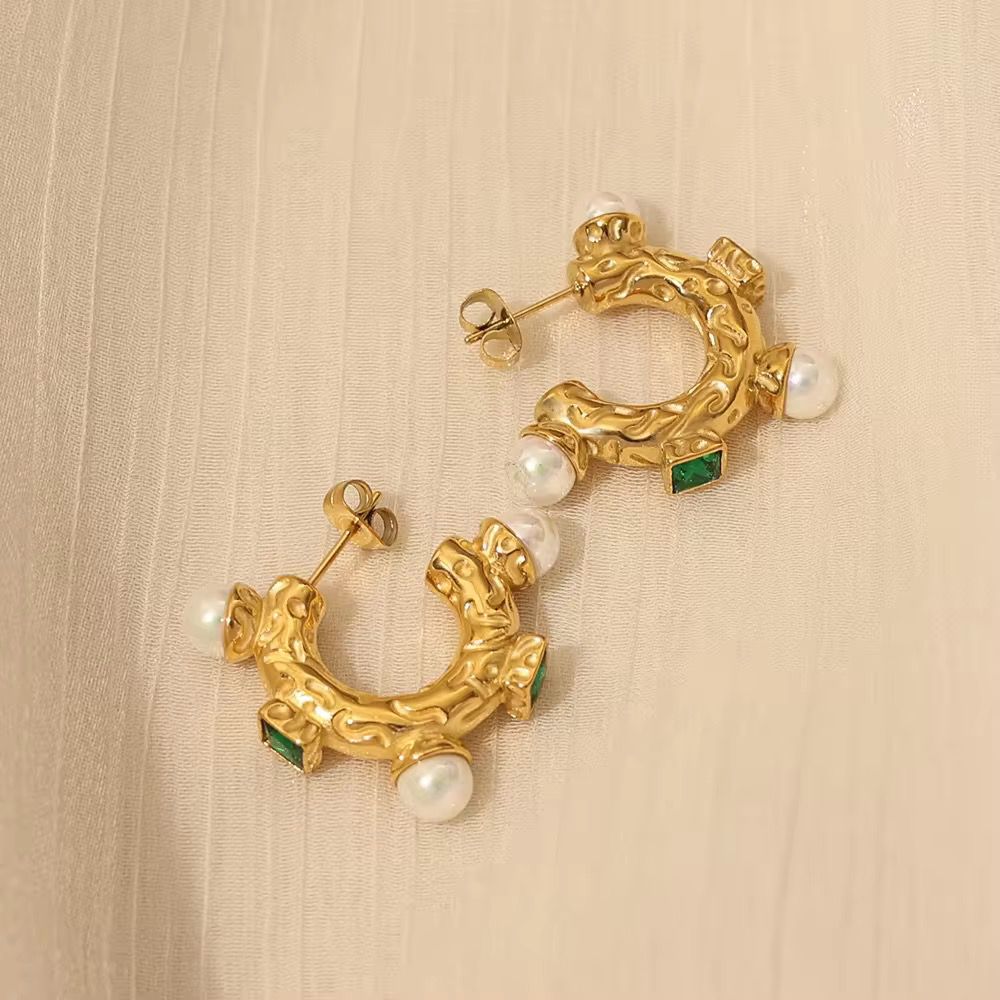 Emarld Reef Hoops
