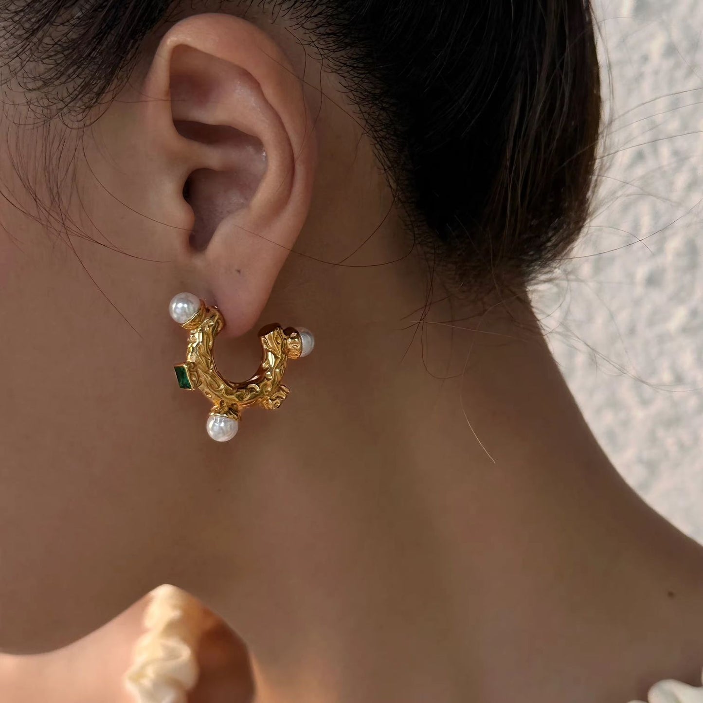 Emarld Reef Hoops