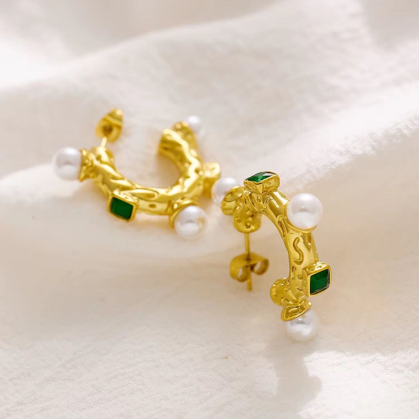 Emarld Reef Hoops