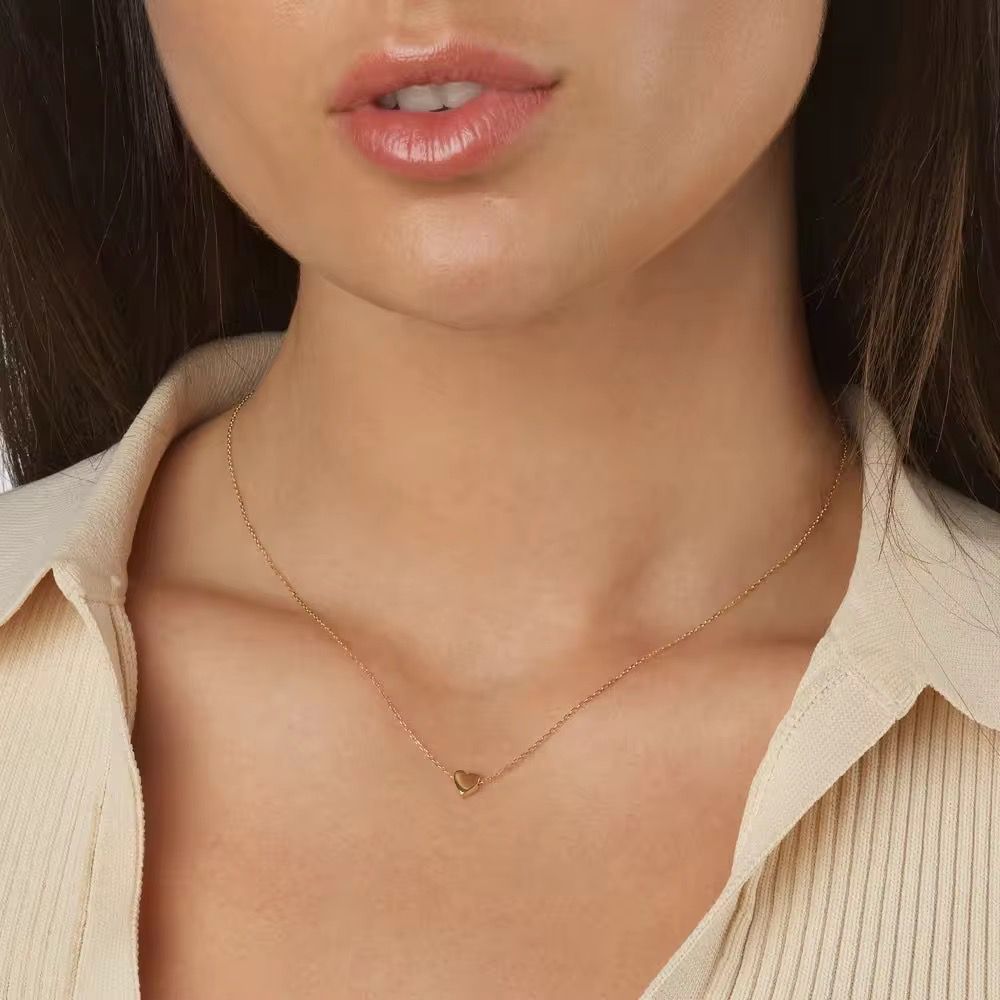 Heart Shaped Chain Necklace