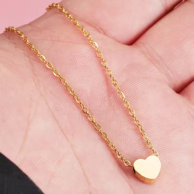 Heart Shaped Chain Necklace