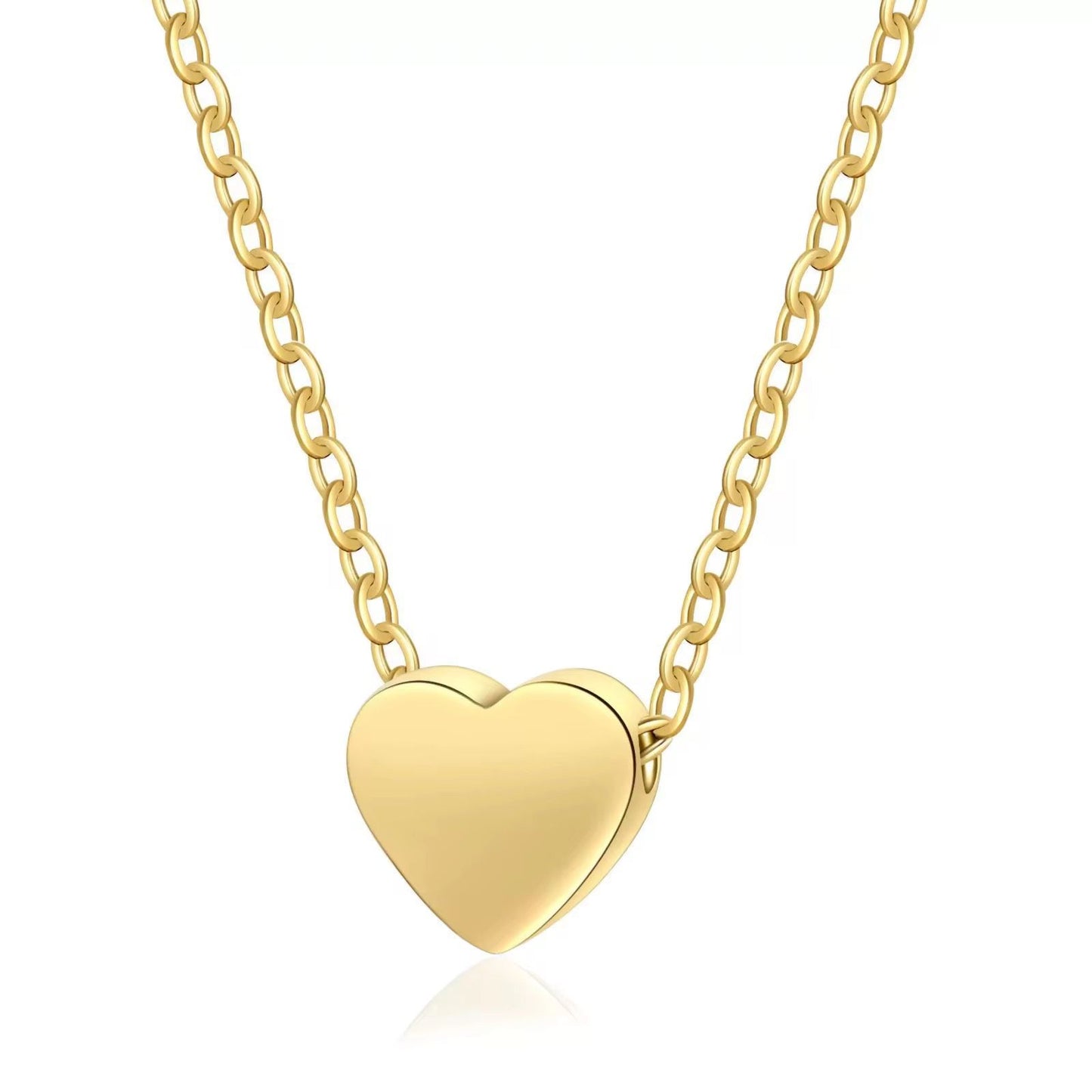 Heart Shaped Chain Necklace