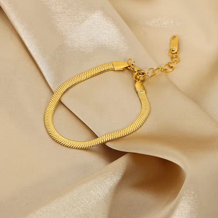 Golden Snake Chain Bracelet