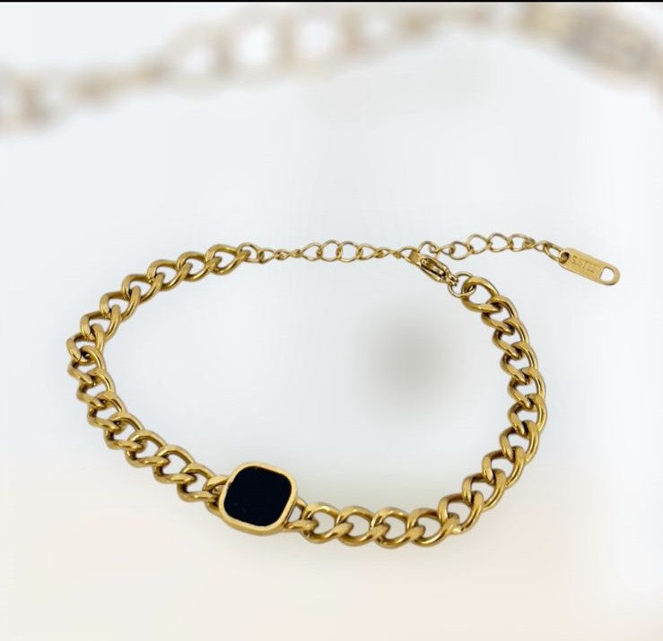 Cuban Square Chain Bracelet