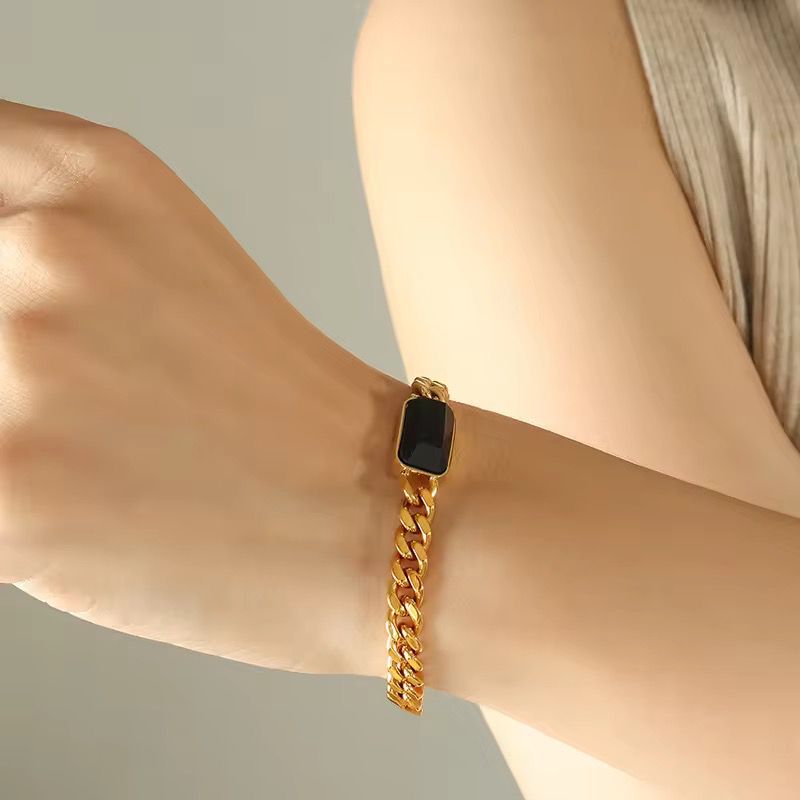 Black Rectangular Bracelet