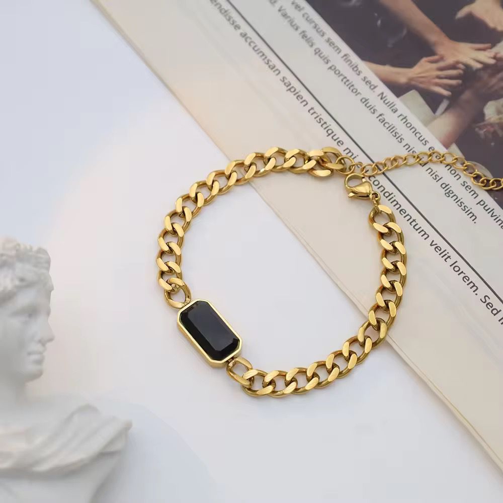 Black Rectangular Bracelet