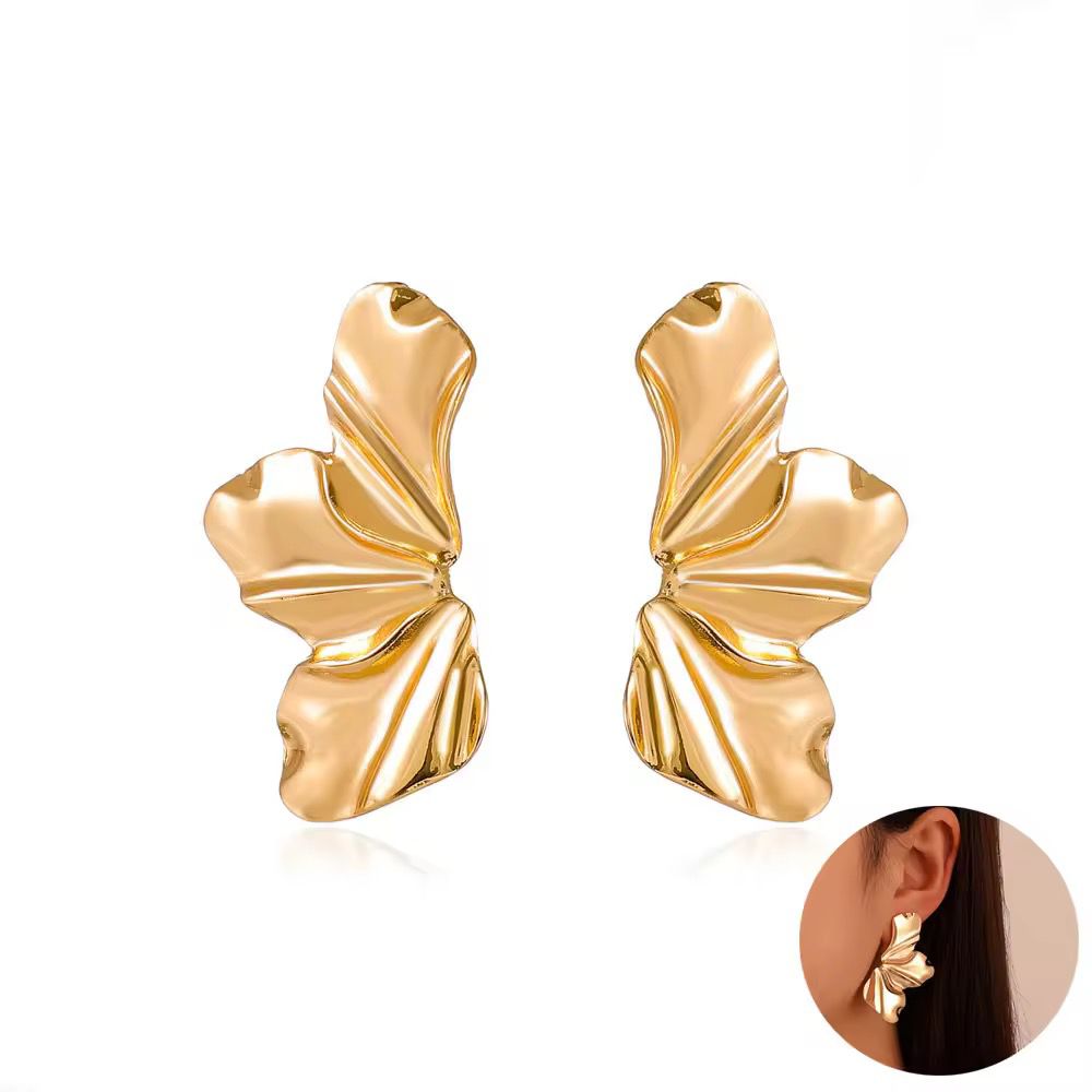 Gold Leaf Earrings