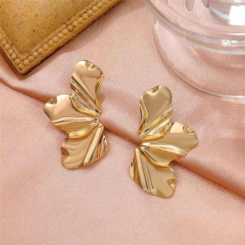 Gold Leaf Earrings