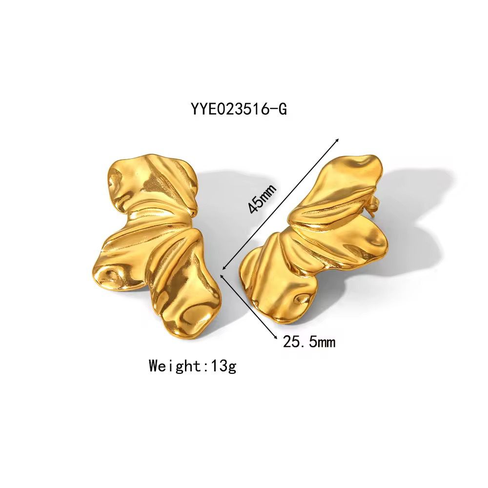 Gold Leaf Earrings