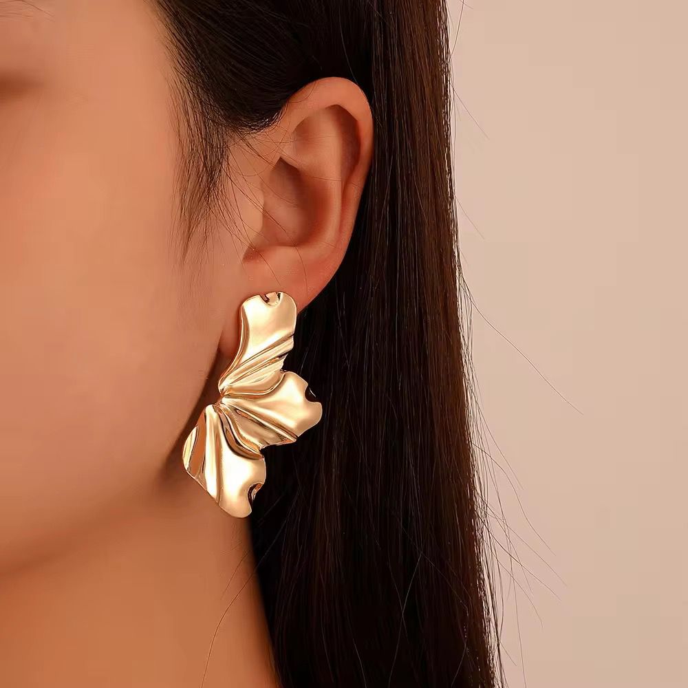 Gold Leaf Earrings