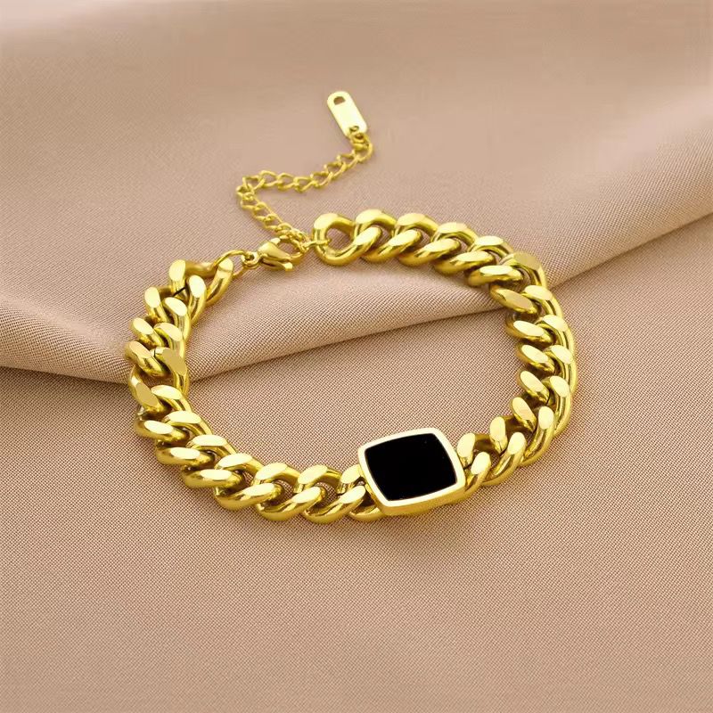 Cuban Square Chain Bracelet