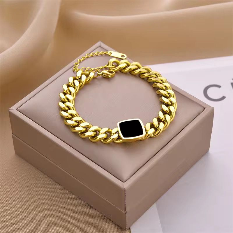 Cuban Square Chain Bracelet