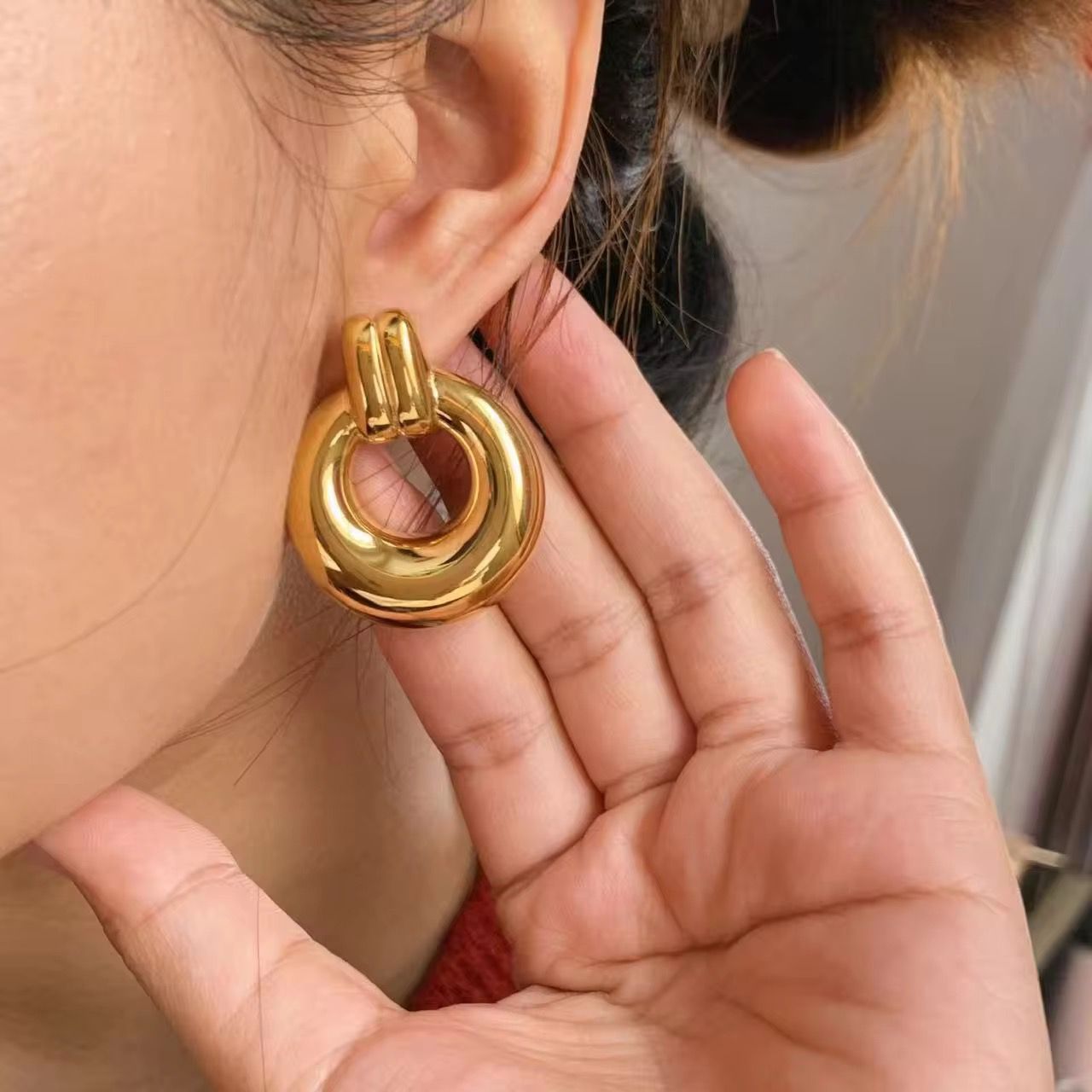 Bold Halo Hoops