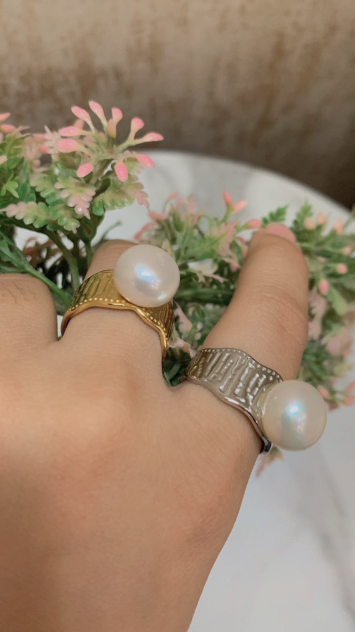 Pearl Crest Ring