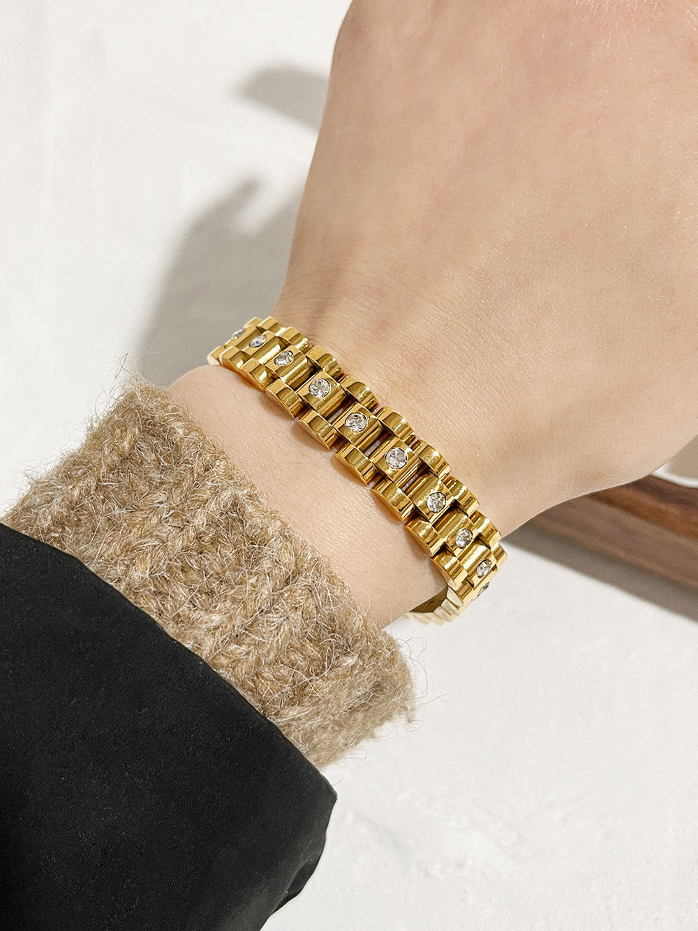 Gold Matrix Bracelet