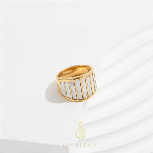 Inlay Shell Ring