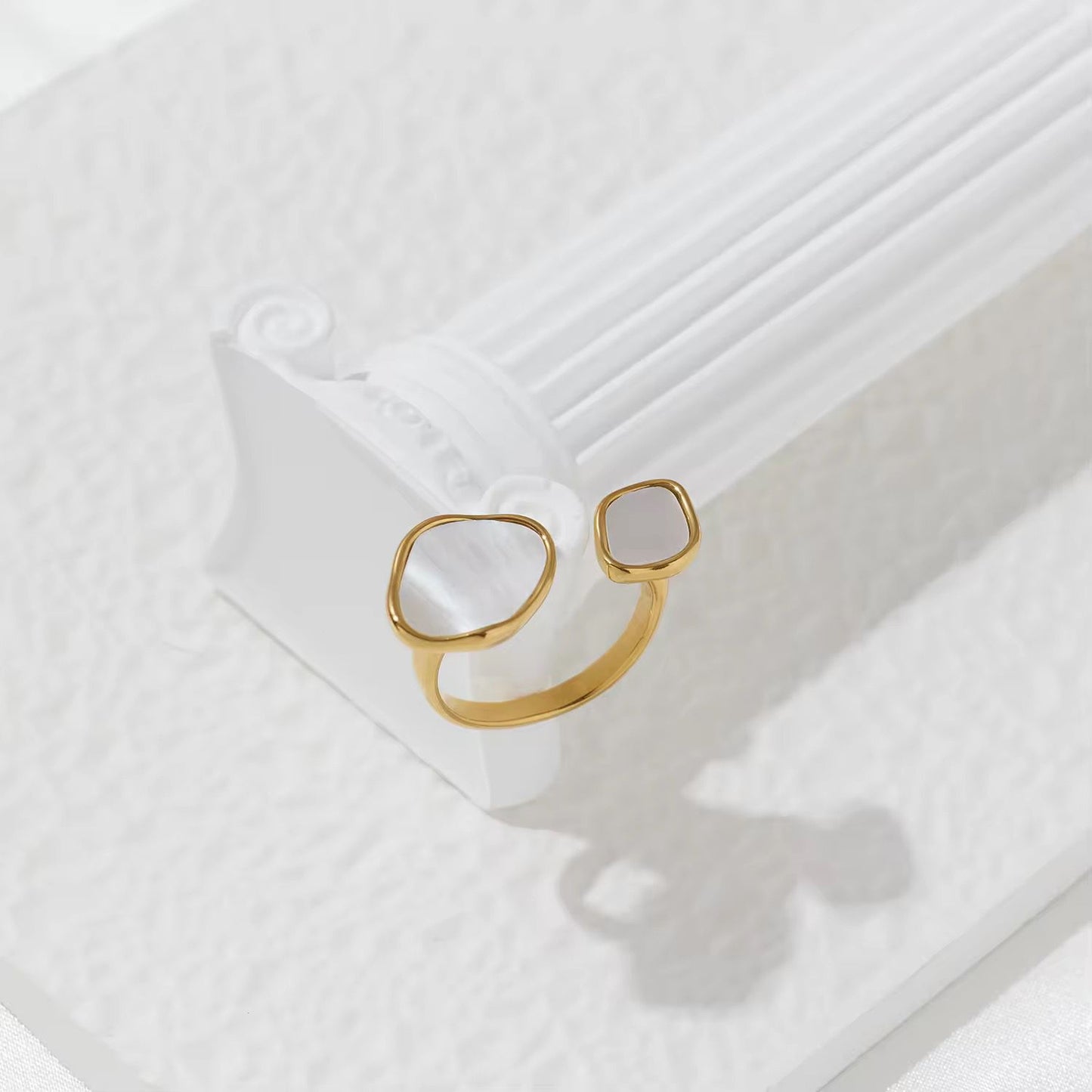 Double Stone Ring