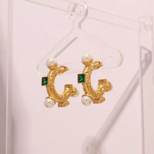 Emarld Reef Hoops