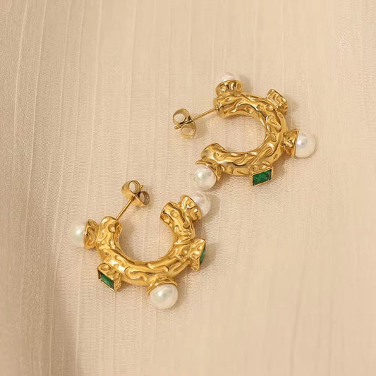 Emarld Reef Hoops