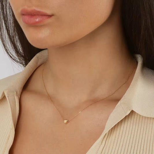 Heart Shaped Chain Necklace