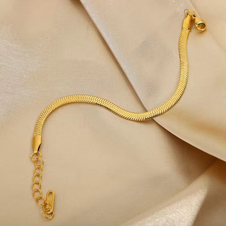Golden Snake Chain Bracelet