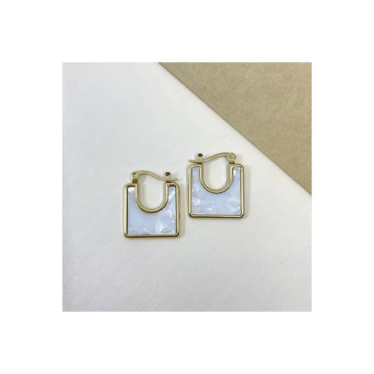 Aura Enamel Hoops